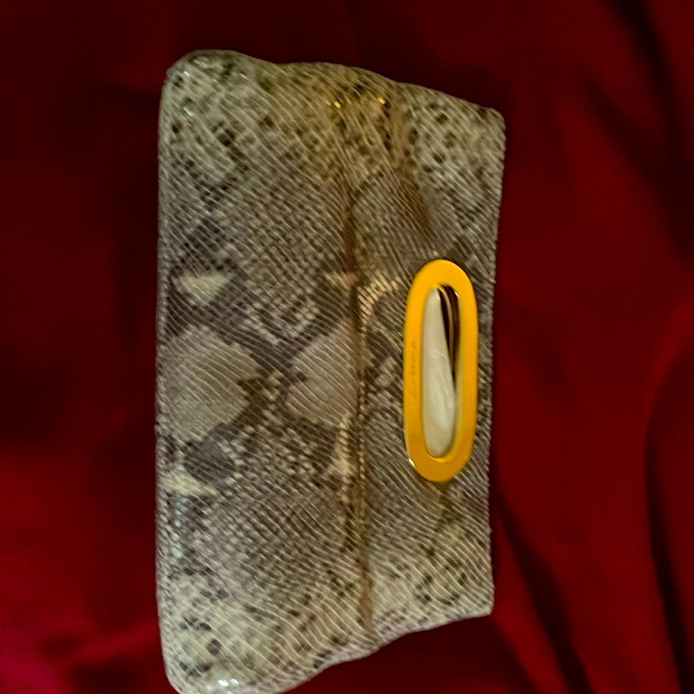 Michael Kors Snake Skin Clutch